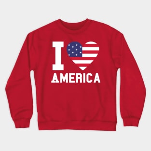 I LOVE AMERICA Crewneck Sweatshirt